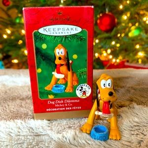 Pluto Dog Dish Dilemma Keepsake